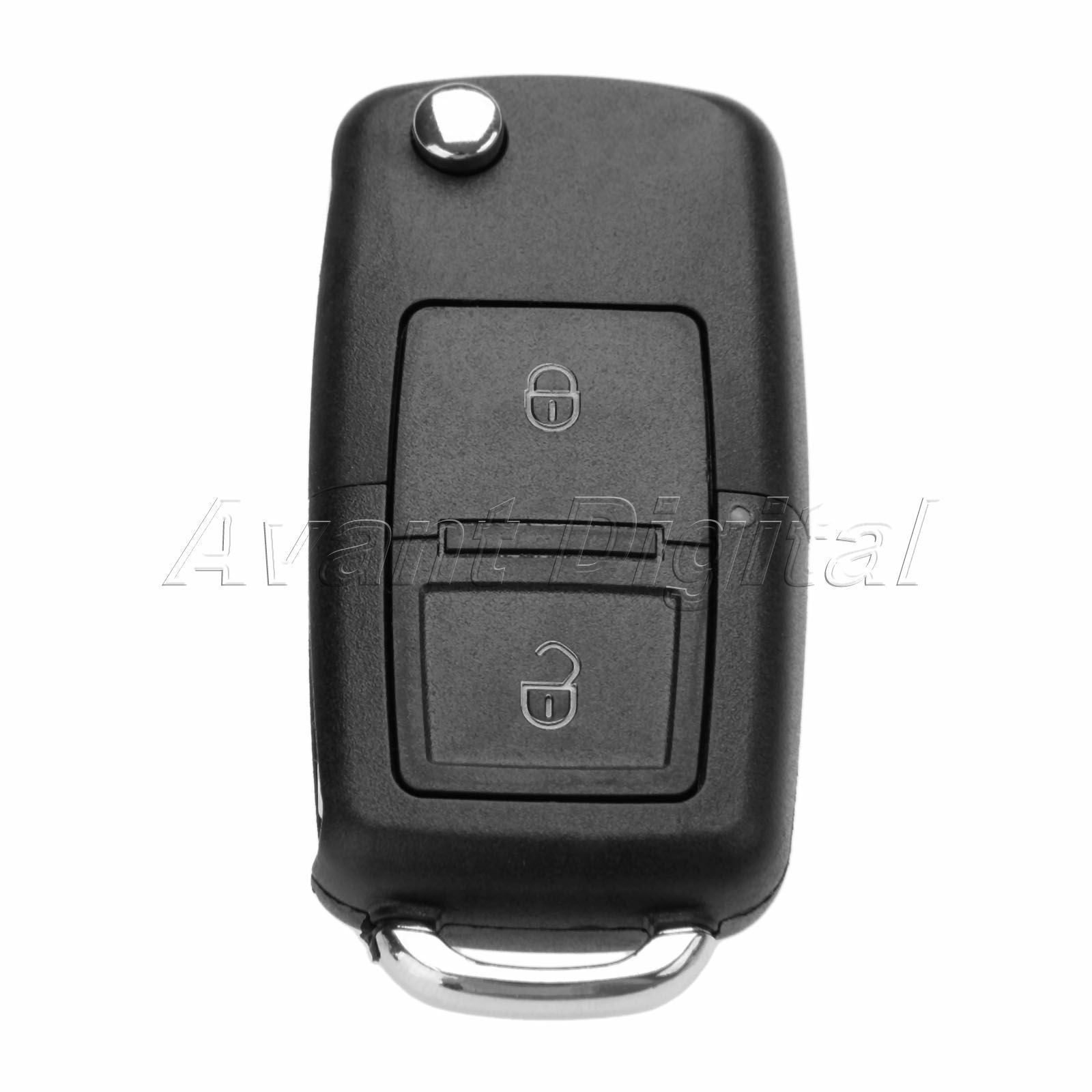 1Pc Remote Key Fob 2 Buttons ID48 Chip 1J0959753CT Fit For 1999-2005  Golf MK4