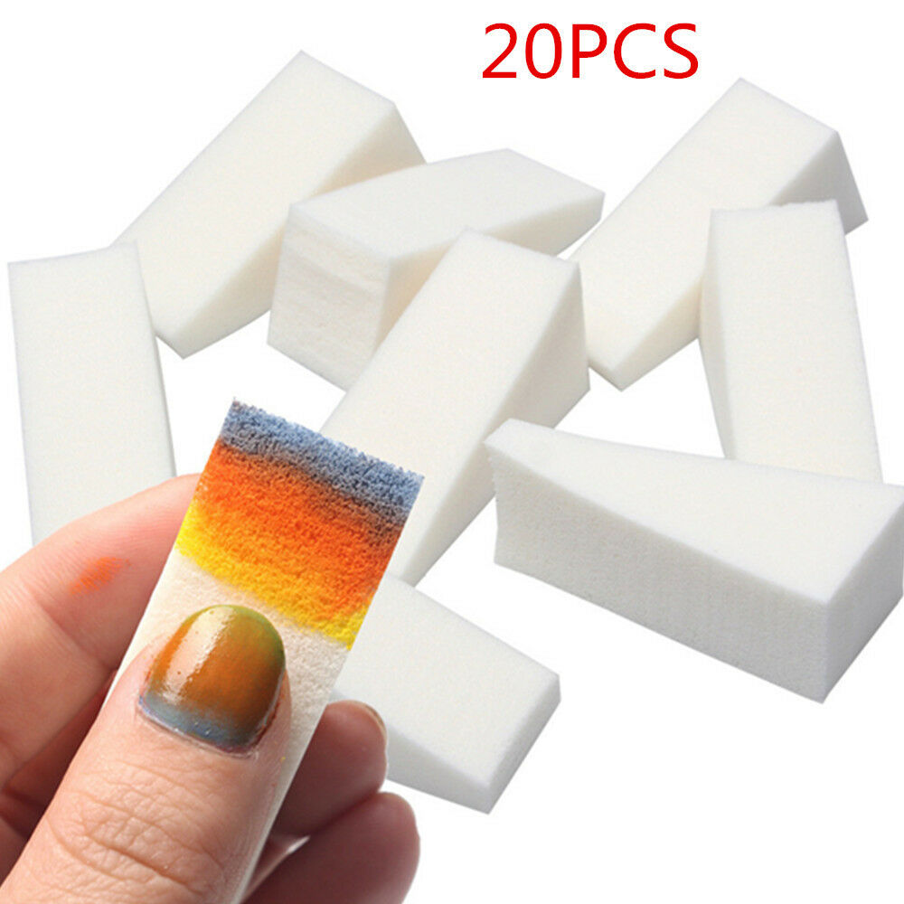 20PCS Beauty Lady Make Up Cosmetic Triangle Foundation Facial Puff Sponge Powder