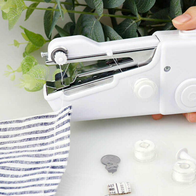 Mini Machine To Sew Hand-Held To Batteries Ultra-Lightweight - New