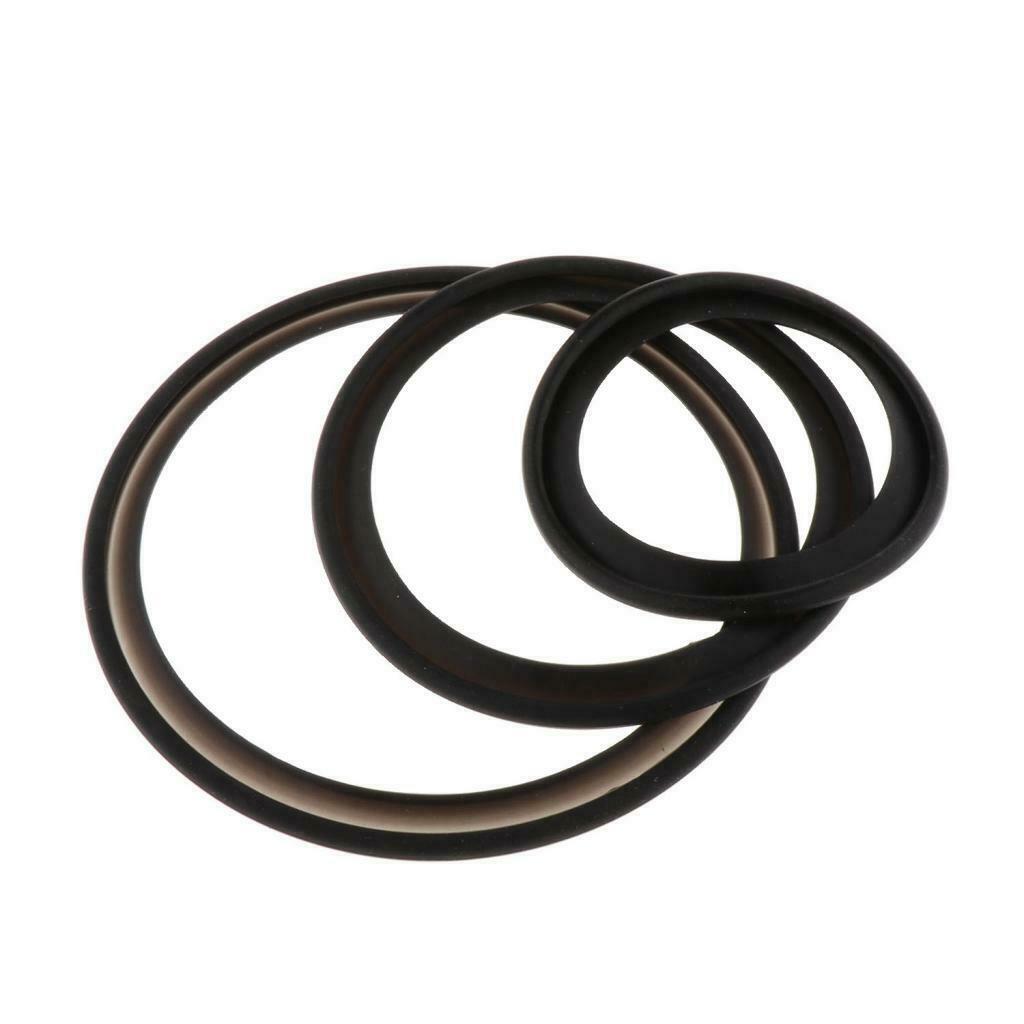 3 pieces saxophone mute rubber bell protecor spare parts