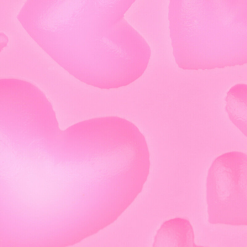 Loving Heart Shape Silicone Mold DIY Candy Paste Cake Decorating Tool Mo.l8