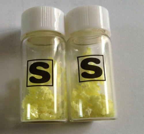10g (0.35 oz) = 1 bottle Pure 99.5% Sulphur S Element Sample