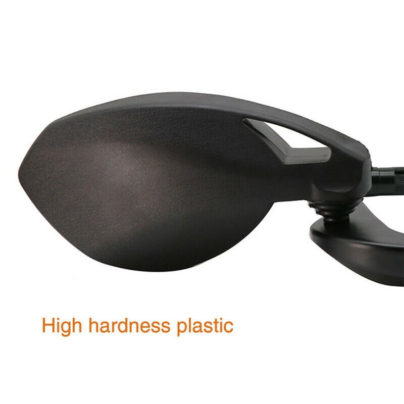 18MM Screw Motorcycle Handle Bar End Rearview Mirrors Scooter Booster Hand Guard