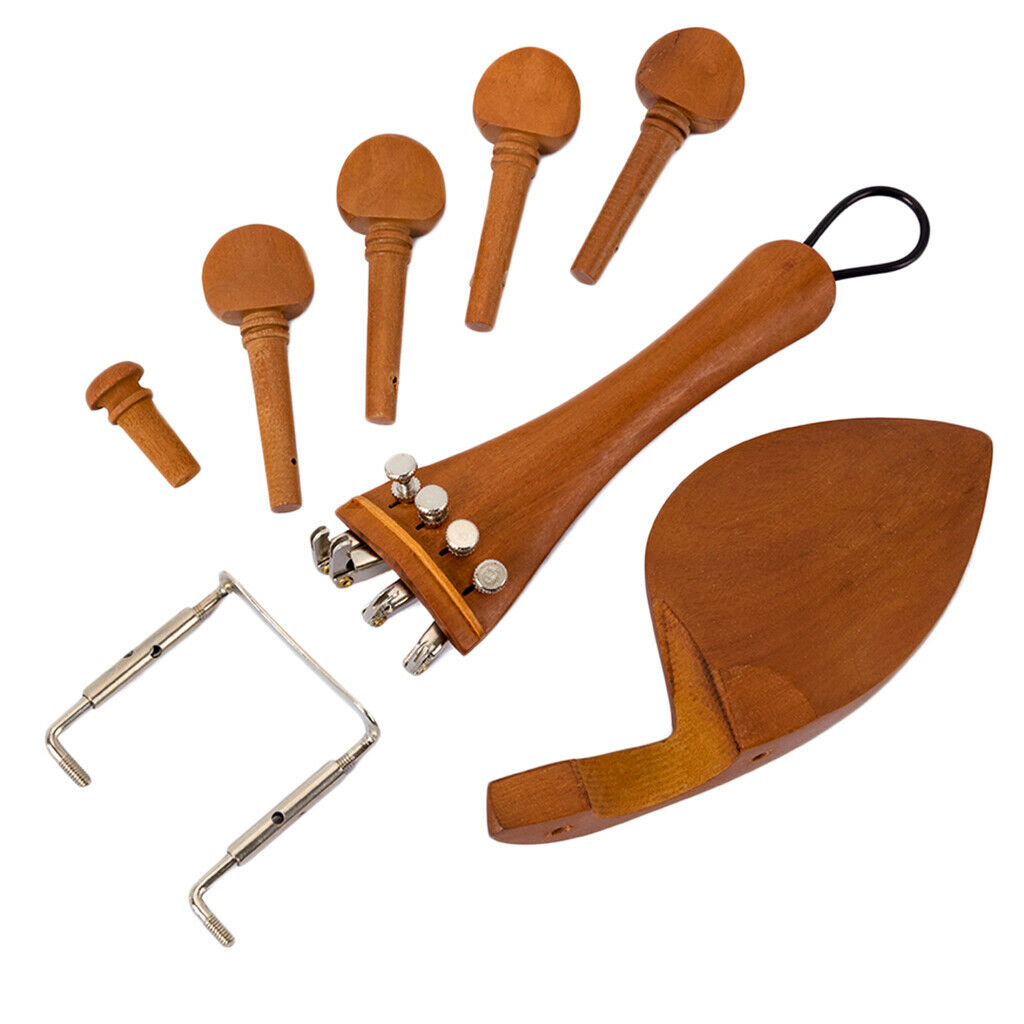 Jujube Violin DIY Chinrest Pins Unit Accessories Kit Exquisite Luthier Tools