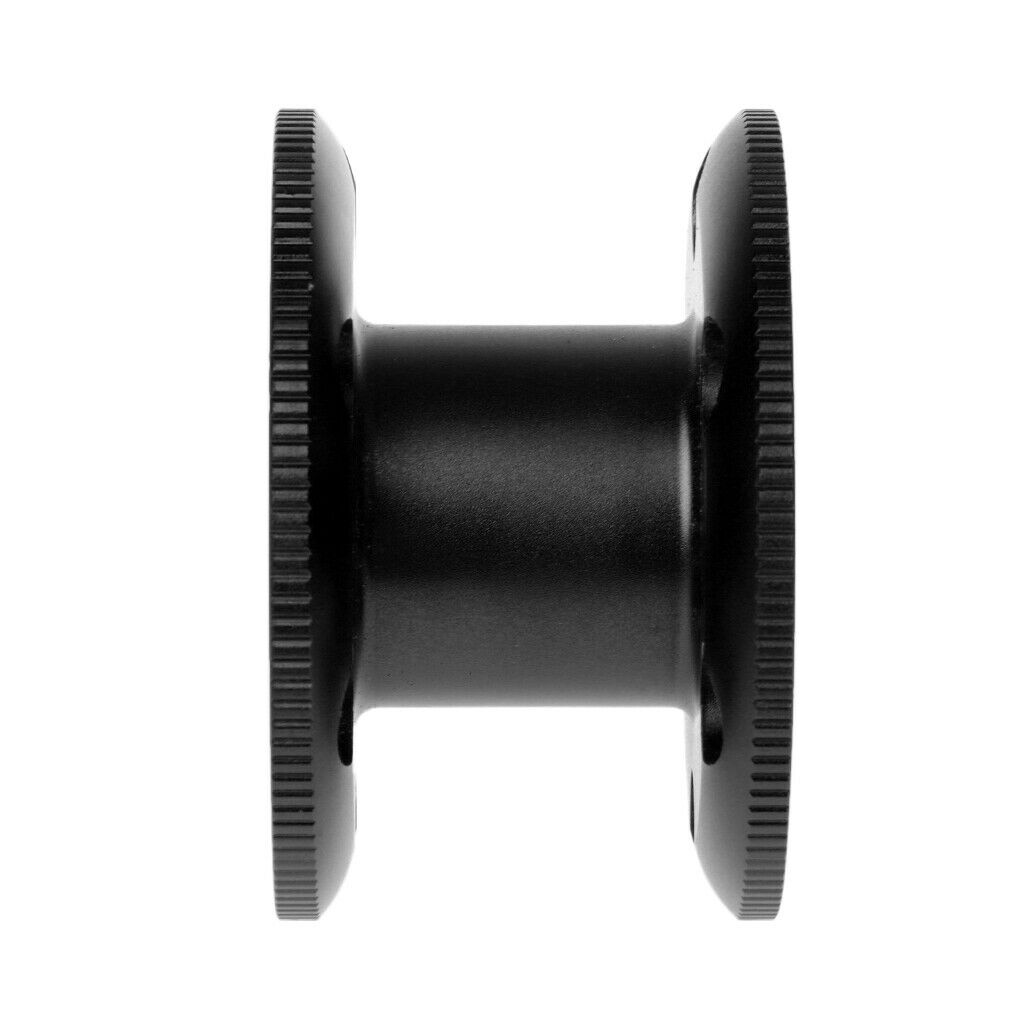 Aluminum Black Scuba Diving Finger Spool Reel Dive Guide Line Spool with Double