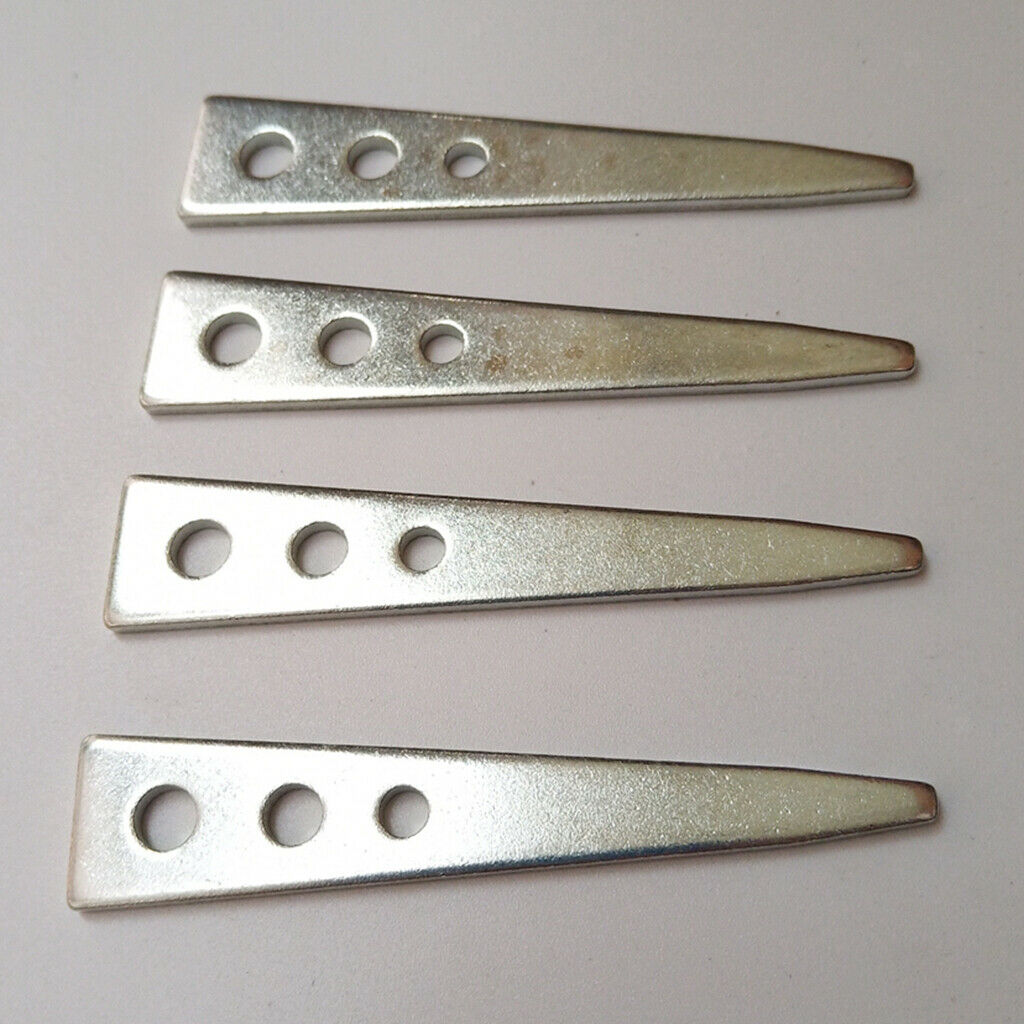 Set Of 4 Metal Hammers In Vine Eyes