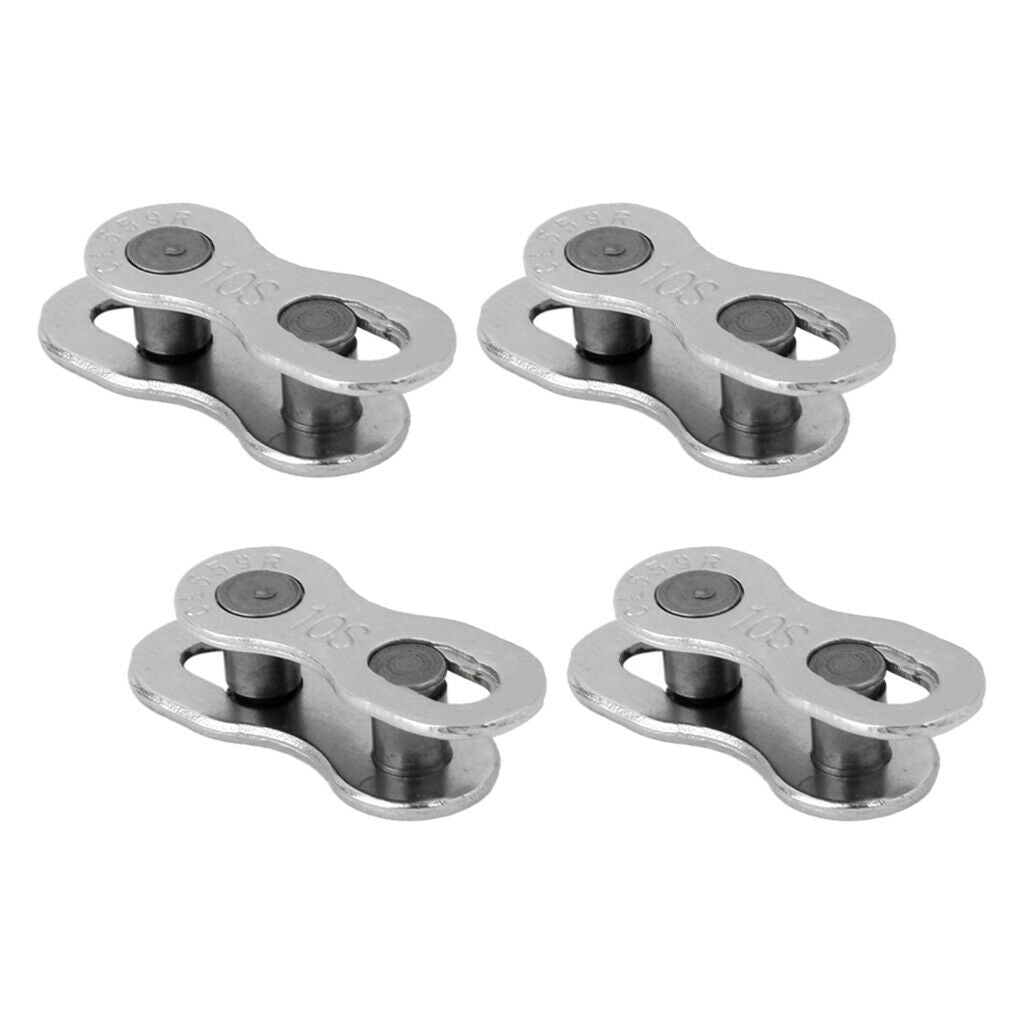 8x Missing Link Bike Reusable 10 Speed Steel Quick Link Coupling Chain Magic