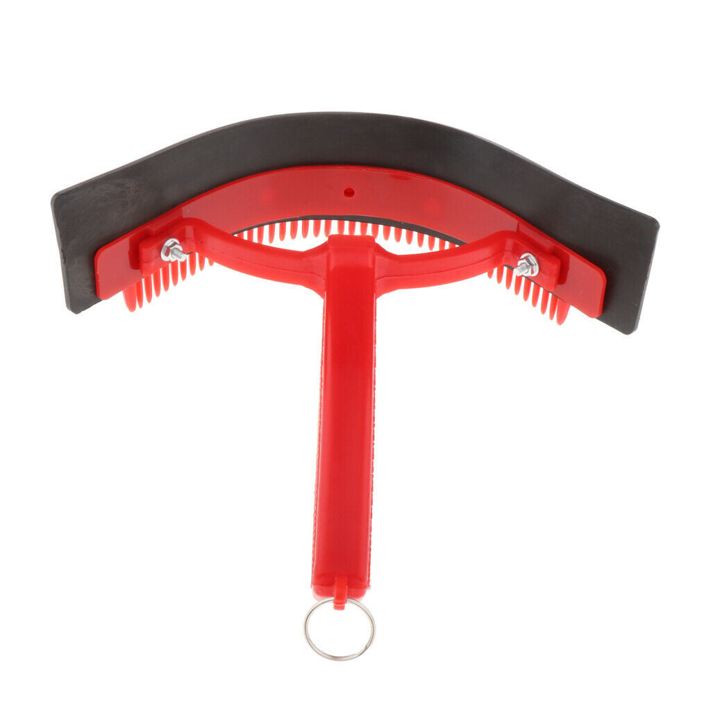 2 In 1 Portable Horse Plastic Sweat Scraper with Soft Touch Gel Handle-Sturdy