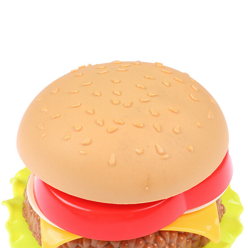 1Pc Simulation Hamburger Pretend Play Display Mold Assembled Food Educati.l8