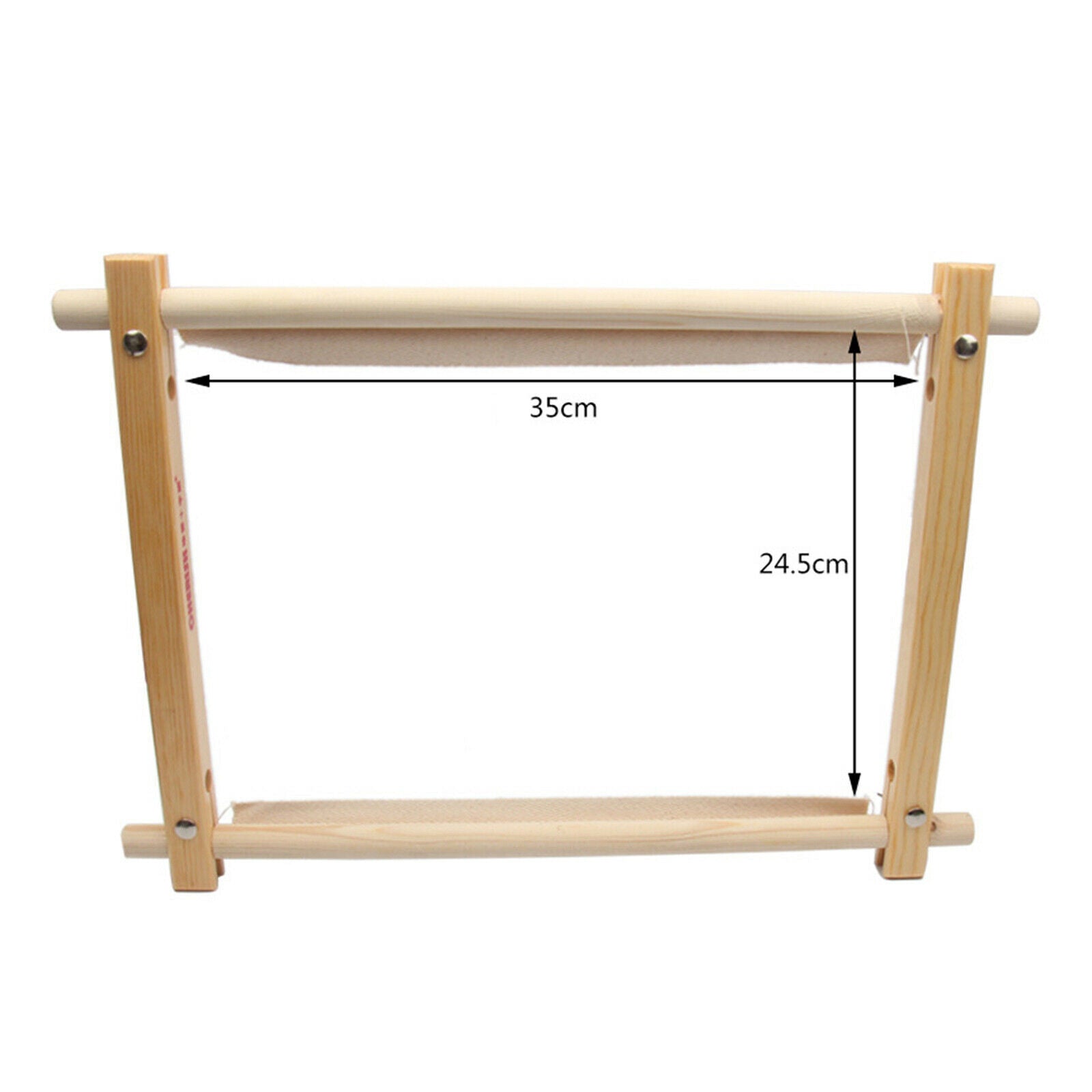 Portable Cross Stitch Scroll Embroidery Needlepoint Frame DIY Sewing Hoop