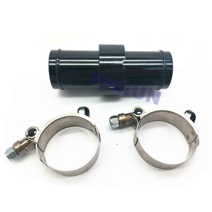 Inline Radiator Temperature Sensor Adapter 3/8 NPT with Two Hose Clamps(40-46mm)