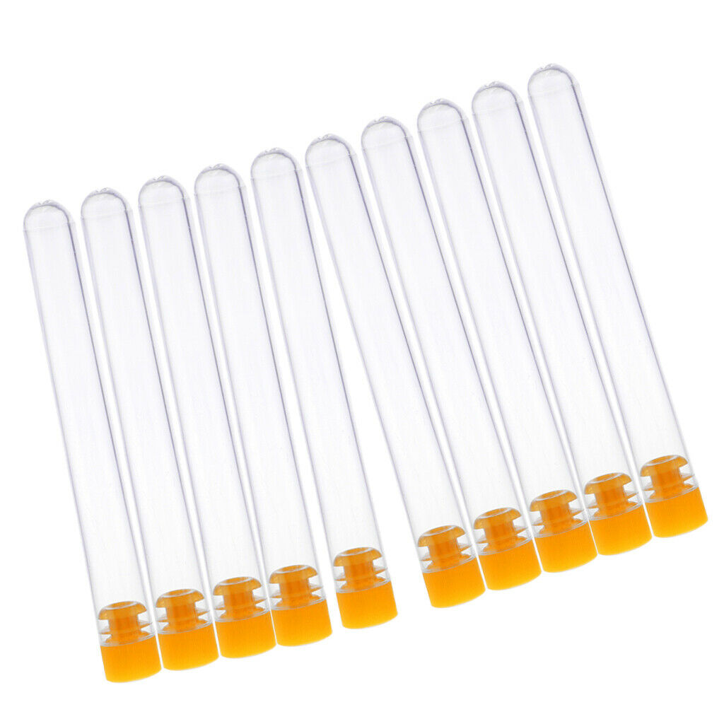 10Pcs Transparent Sewing  Holder Storage Bottle Container DIY Craft