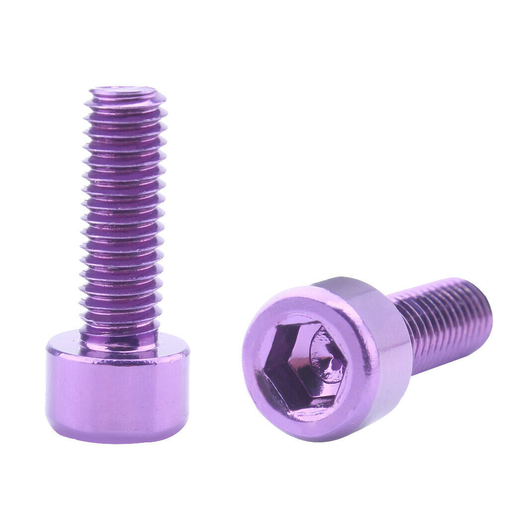 8 Pieces Lightweight Bike Water Bottle Cage Holder Bolts Screws Durable