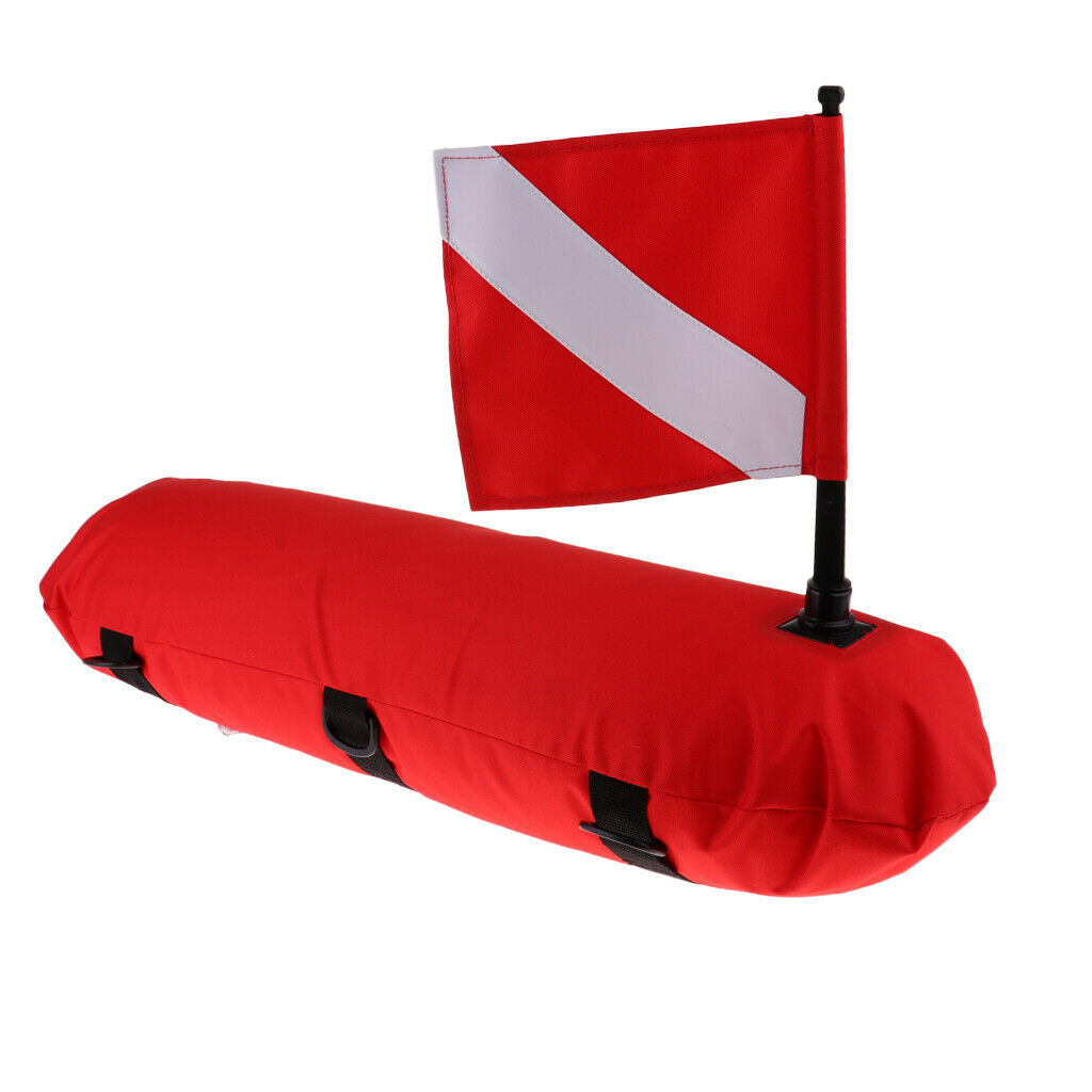 High Visible Signal Dive Float Flag Snorkeling Surface Marker Underwater Divers