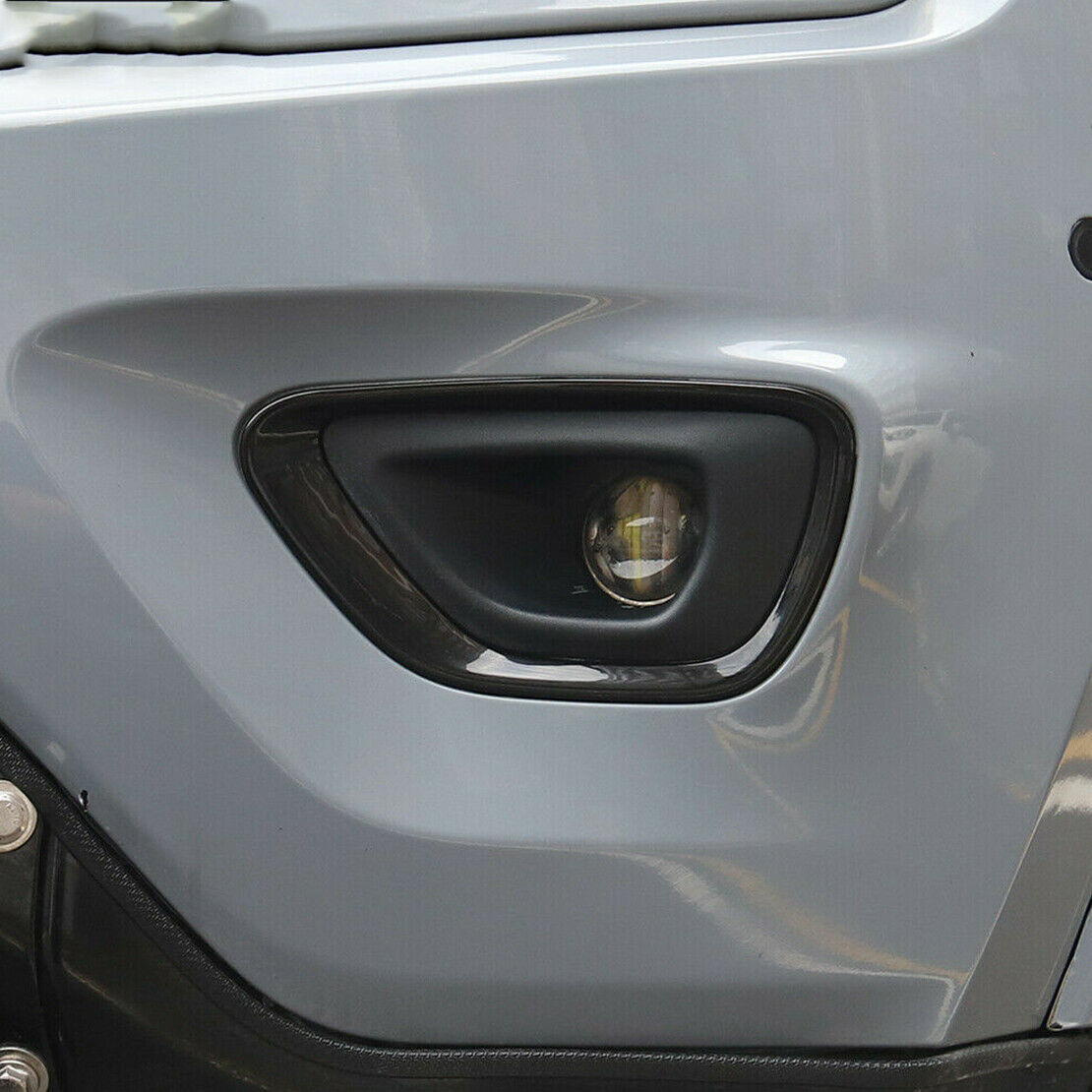 1Pair Front Fog Light Cover Fog Lamp Trim Fit For Jeep Grand Cherokee 2014-2016