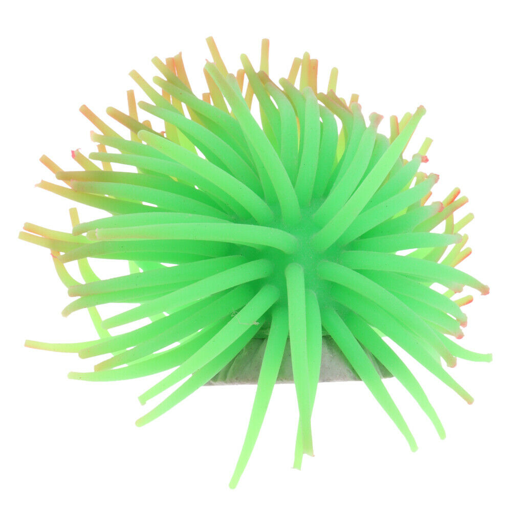 Aquarium Fish Tank Landscape Silicone Artificial Coral Ornaments Decor #2
