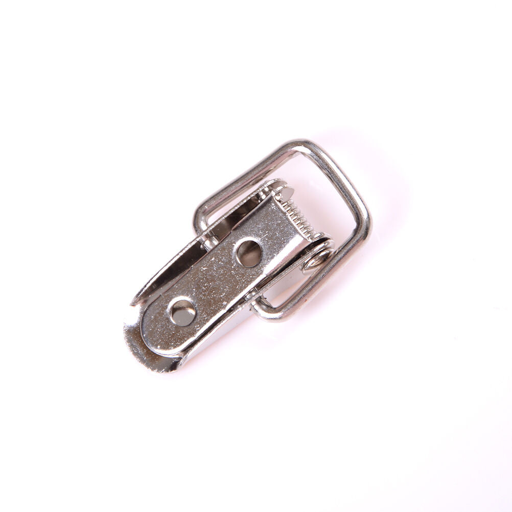 5Pcs J107 Hardware Cabinet Boxes Spring Loaded Latch Catch Toggle Steel Hasp Tt