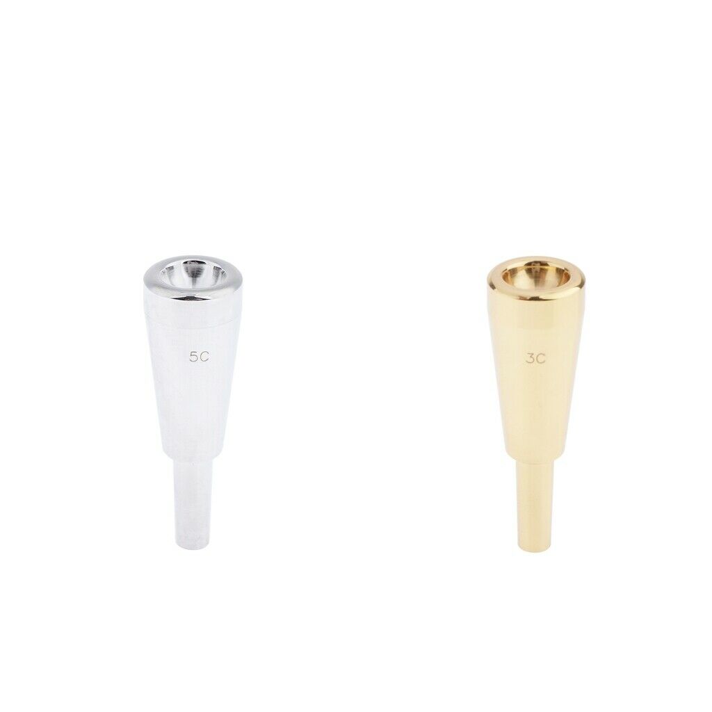 2pc 3C/5C Size Trumpet Mouthpiece Musical Instrument Parts Durable Copper