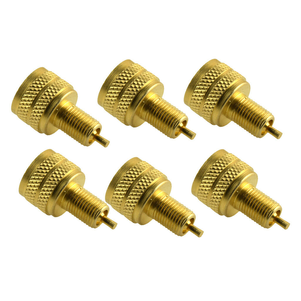 6 Piece External Large Bore Valve Down to Standard Bore Adapter Brass 22mm