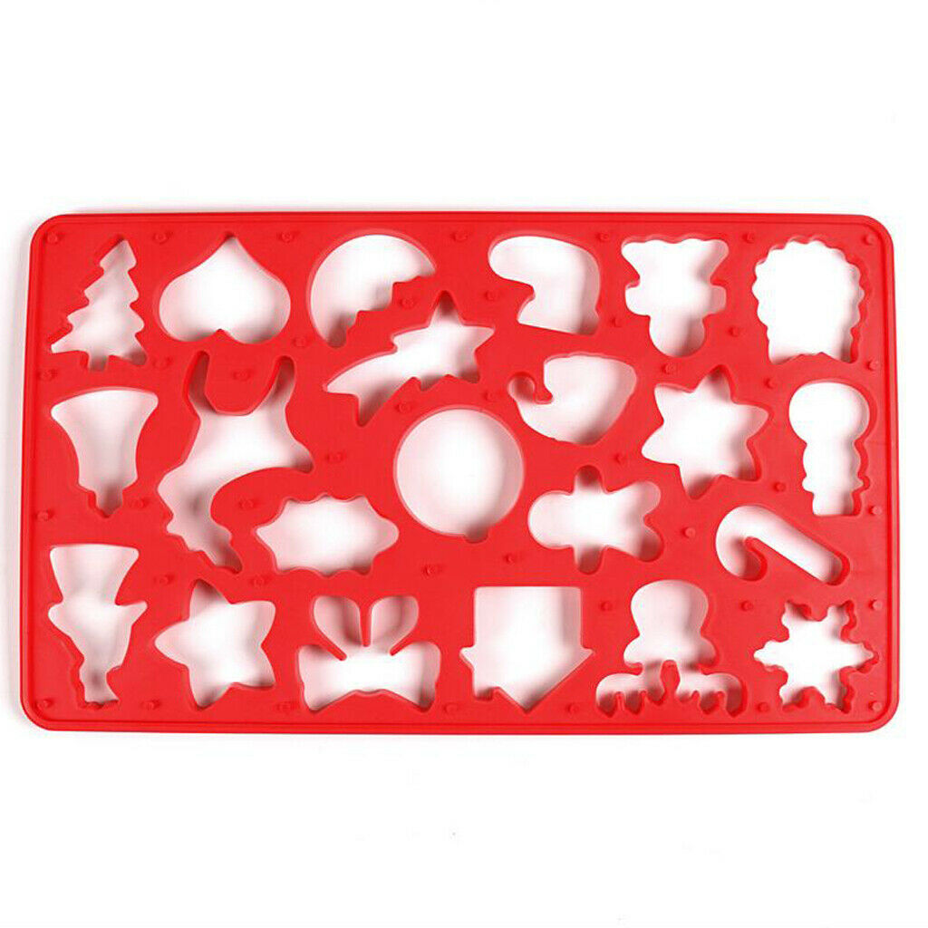 22 holes DIY Cookies Mold Christmas Cake Decor Chocolate Biscuit Mould