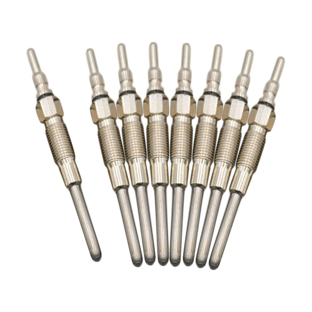 8 Pieces Replacement Glow Plug Kit Set For 1988-1994 Ford F350 F250 7.3L