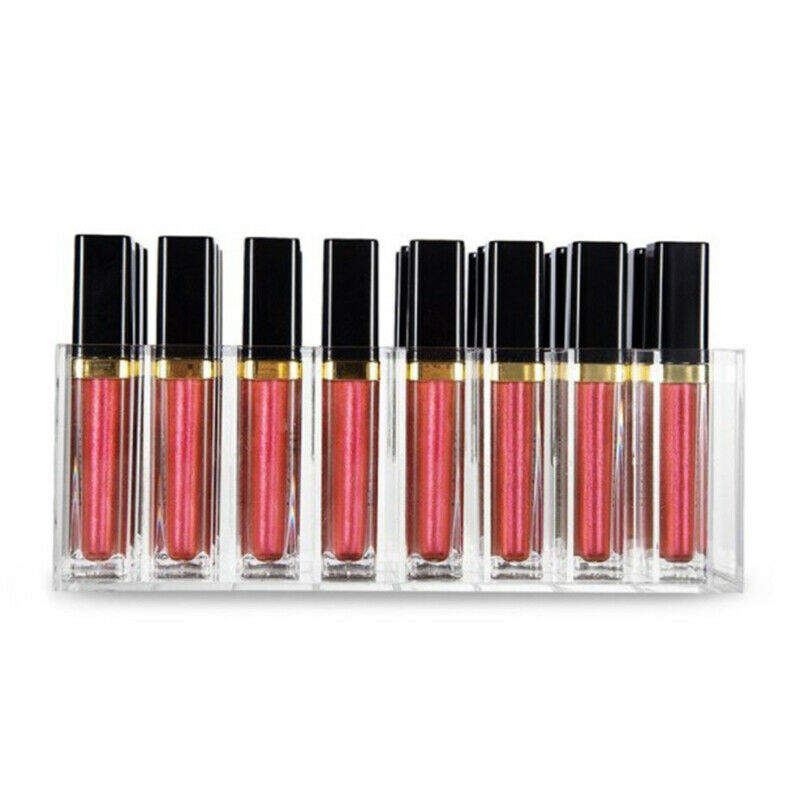 24 Lipstick Organizer Makeup Storage Box Cosmetics Rack Lip Gloss ContainerB IE