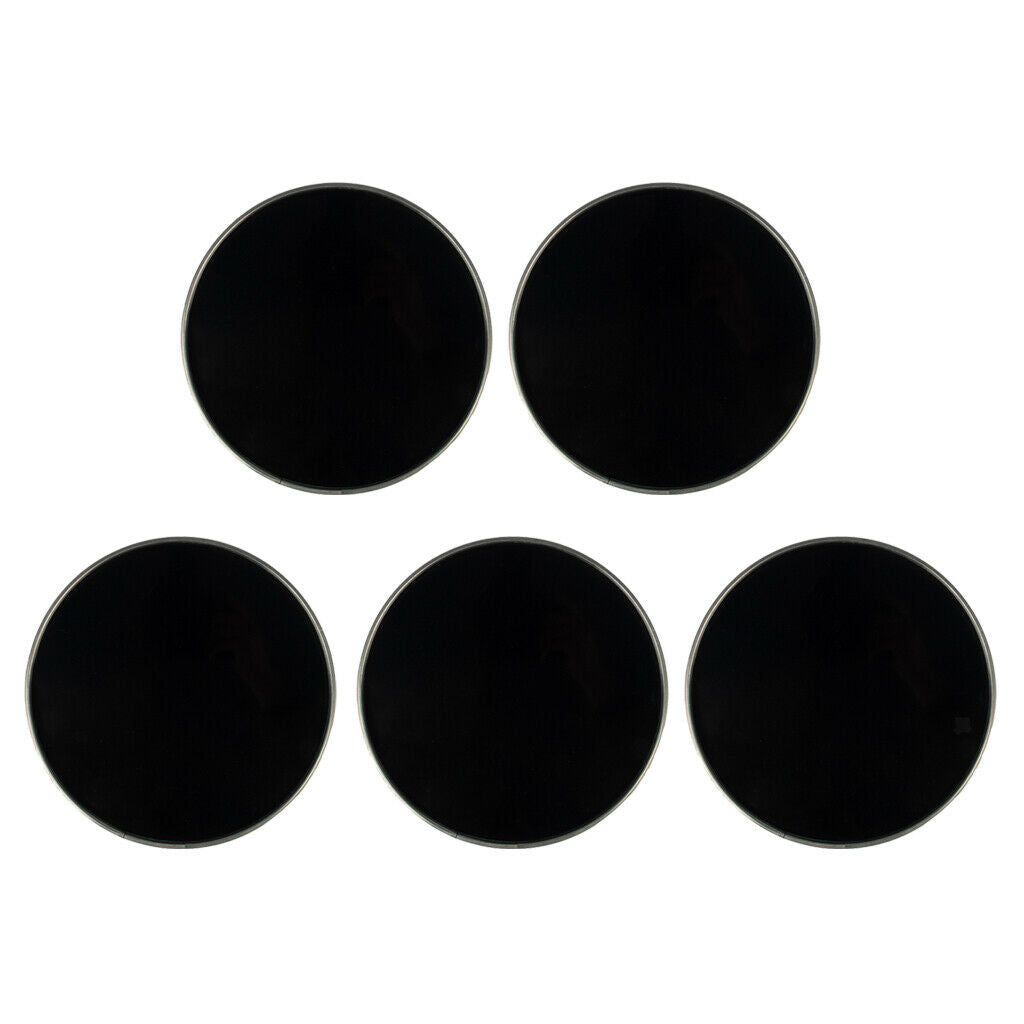 5 Pieces Banjo Head Skin for Banjolele Replacement Parts Accessory Black