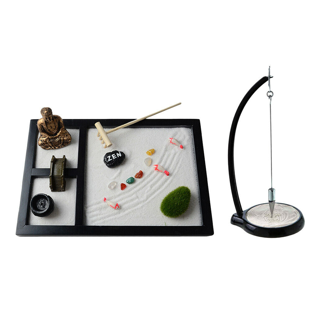 Gravity Sand Pendulum Table Painting Desktop Toys With  Garden Sand Tray