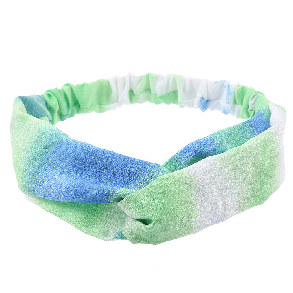 6Pcs Women Elastic Headbands Yoga Hair Band Turban Scrunchies Headwrap Ring Tie