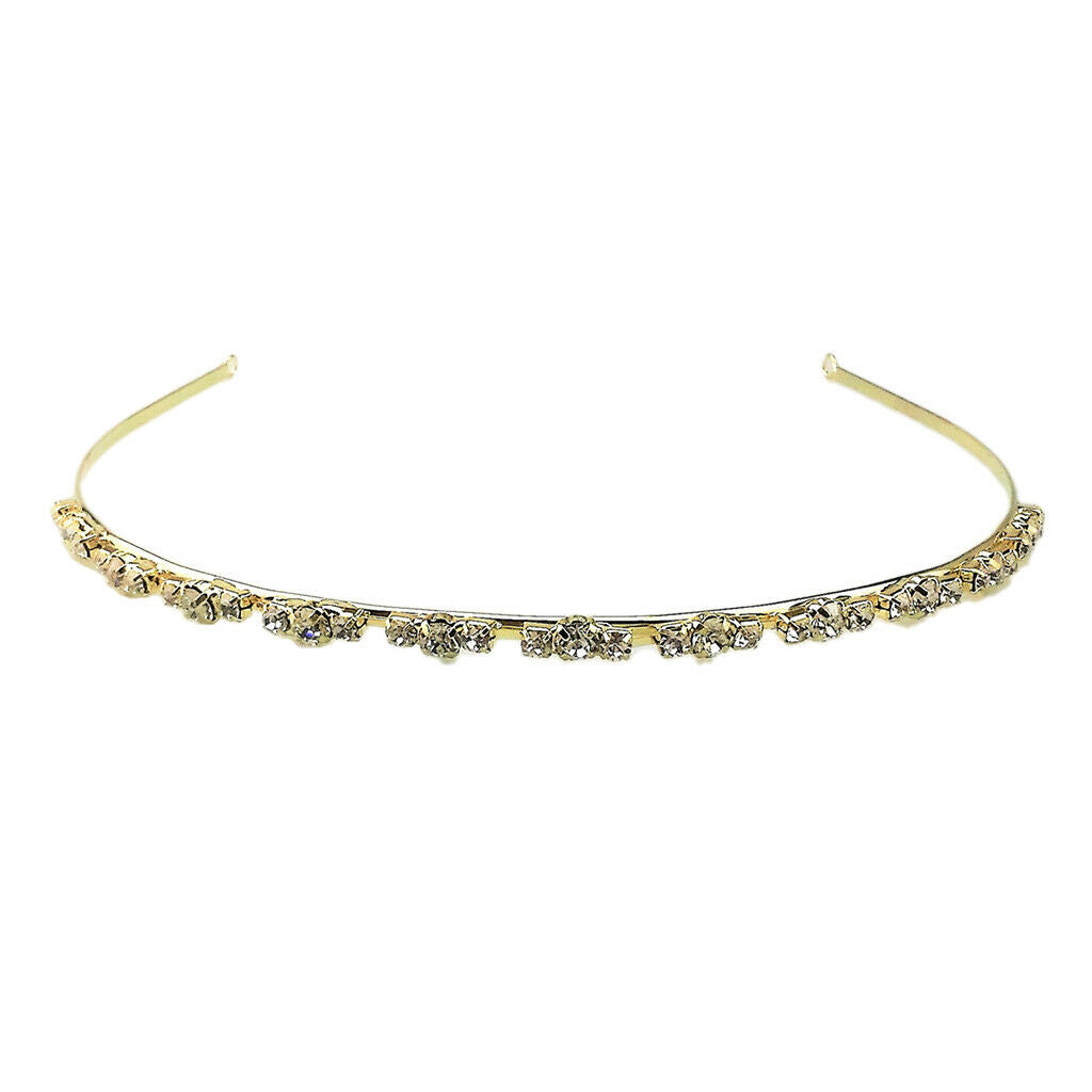 Rhinestone Wedding Tiara Bridal Headband Queen Tiara Crown Hair Accessories