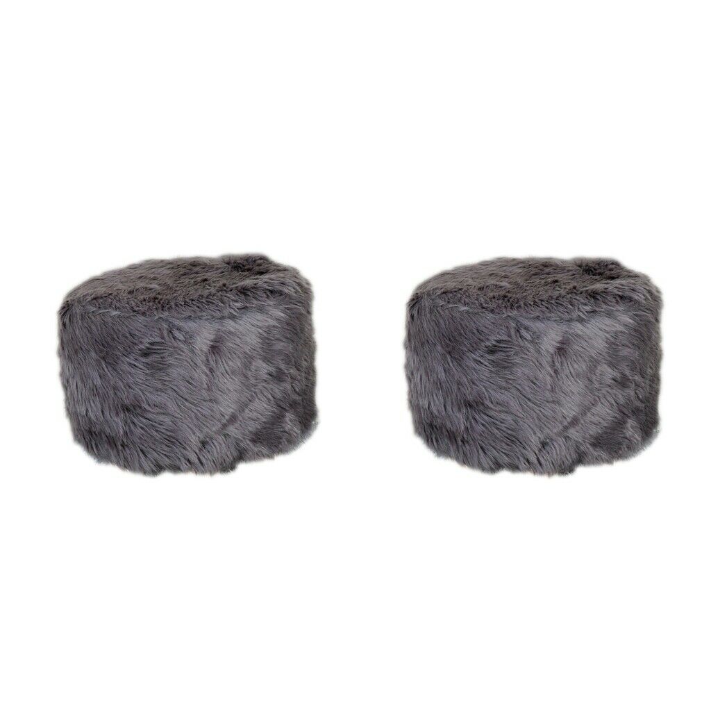 2 PCS Fashion Replaceable Footstool Cover for Seat Cover Cushions Sleeve Home