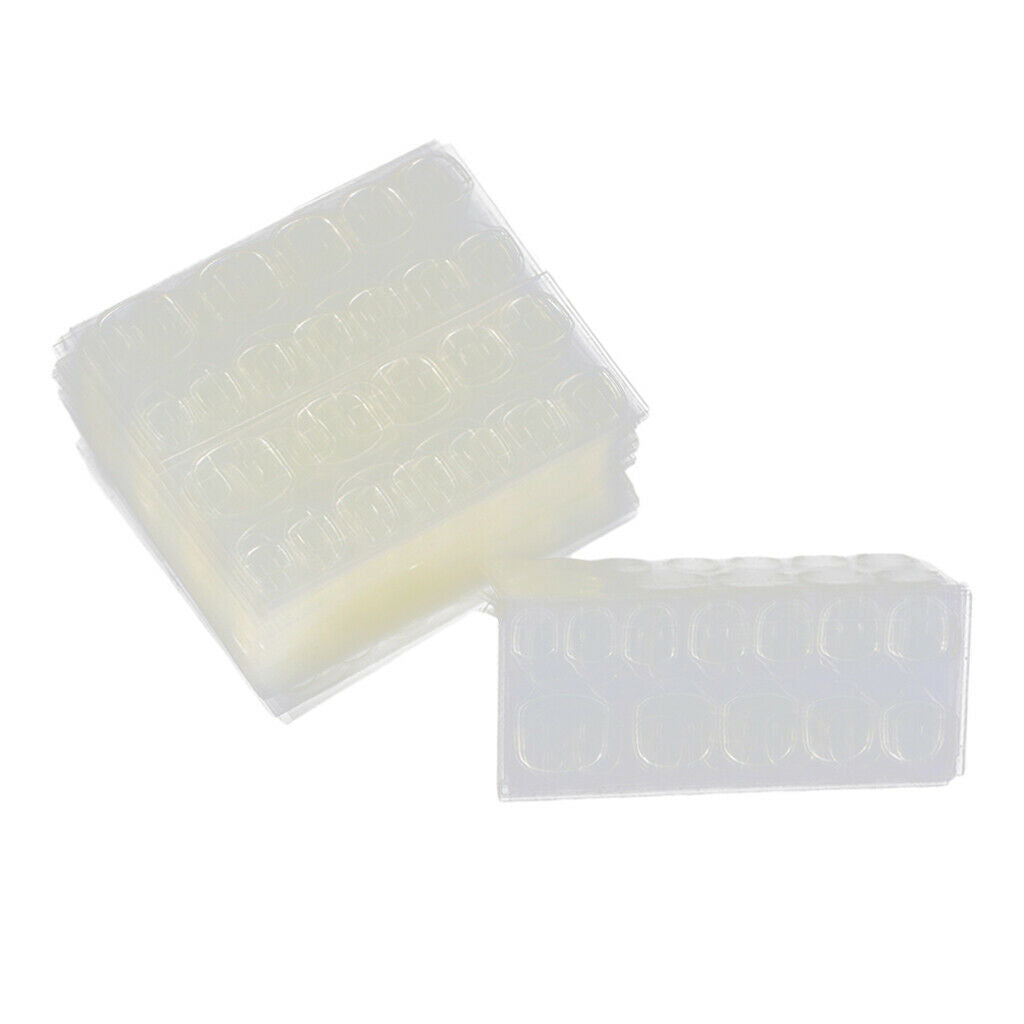 480 Pack Dual Side Nails Tapes Sticky Glue Manicure Tools for Beads Glitters DIY