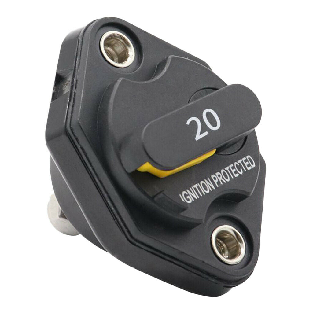 Manual Circuit Breaker Fuse Inverter for Truck/RV/Marine 12V-32V DC IP67 20A