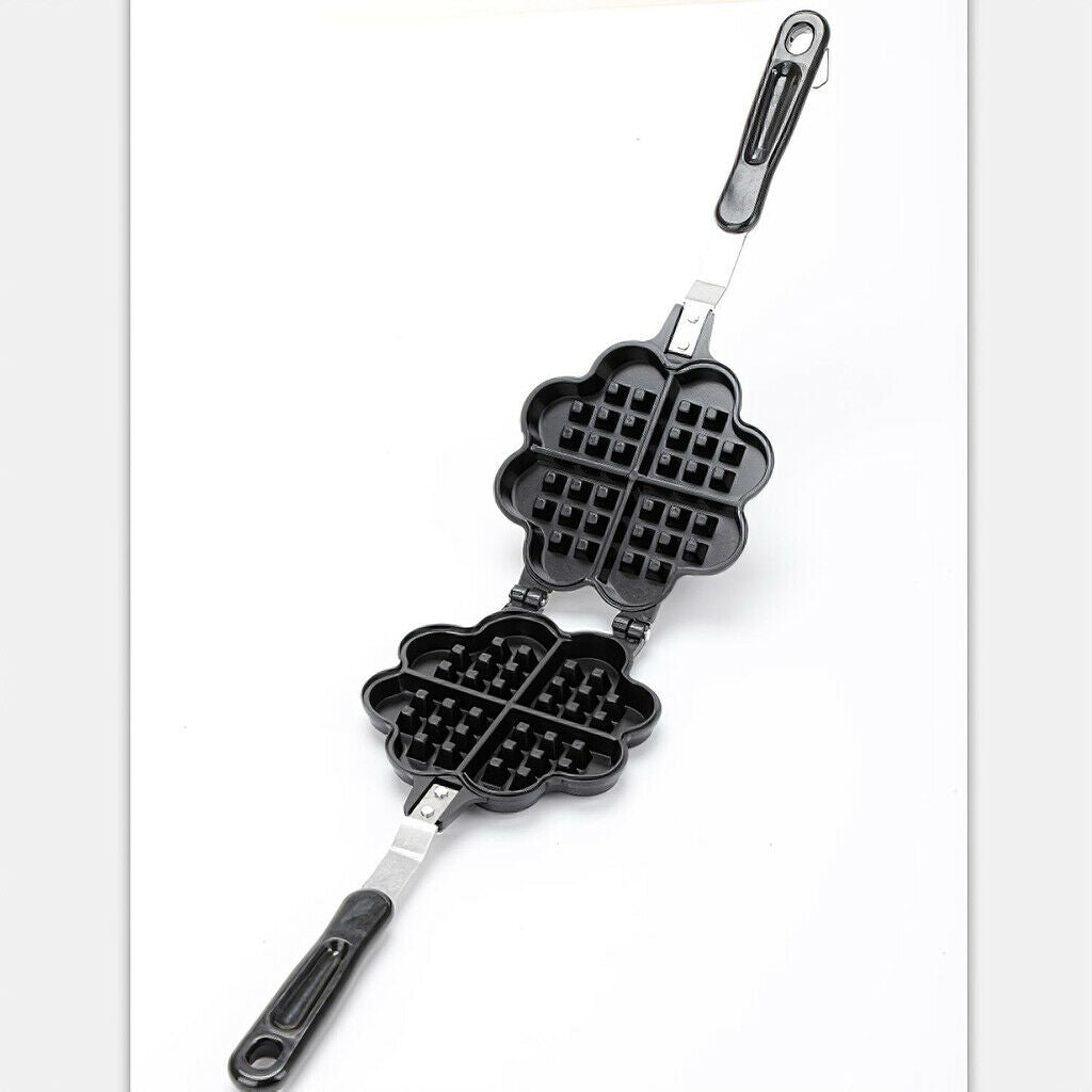 Heart Shape Kitchen Waffle Maker Pan Baking Cake Bakeware for Breakfast