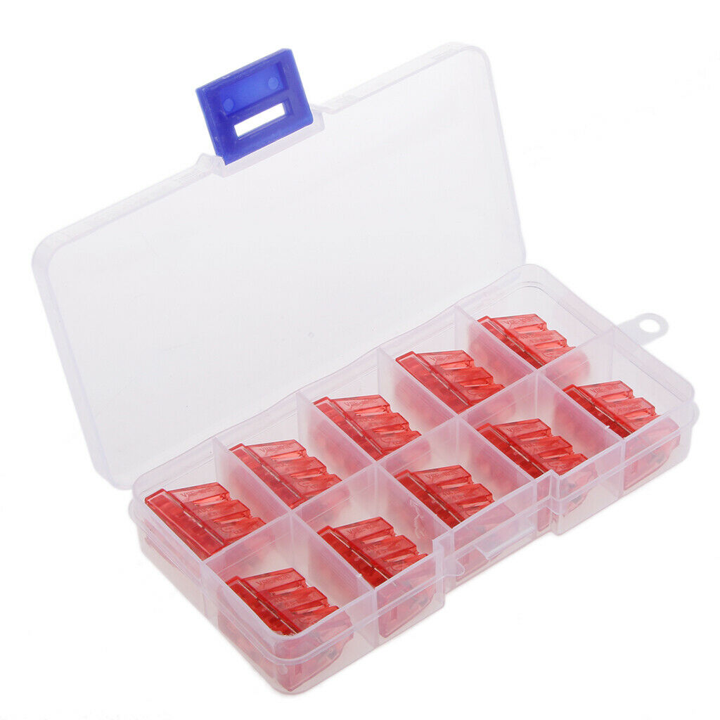 Reusable Spring Lever Terminal Block Electric Cable Connector