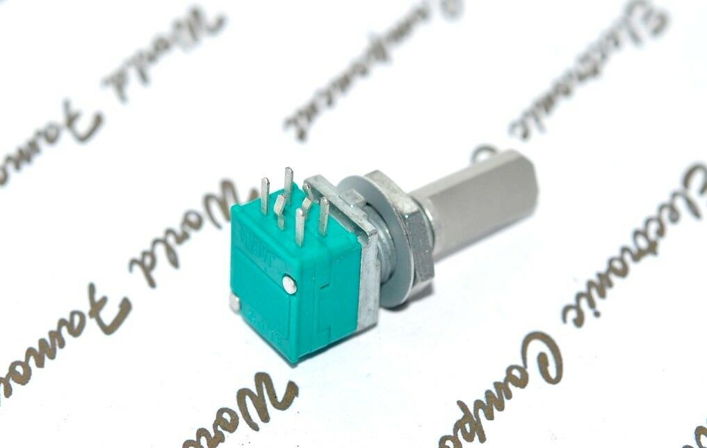 1pcs - ALPS RK09 50KA Volume Dual Potentiometer Half Shaft - RK09712200FS
