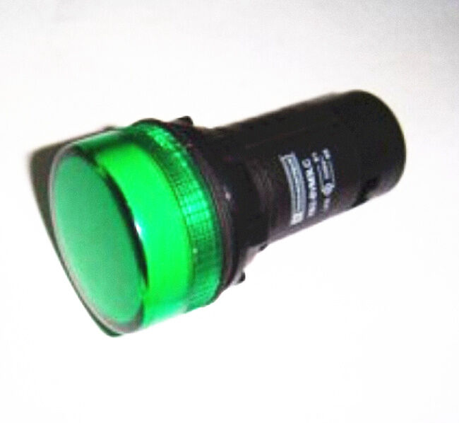 5Pcs Green LED Indicator Pilot Signal Light Lamp 24V [M1]