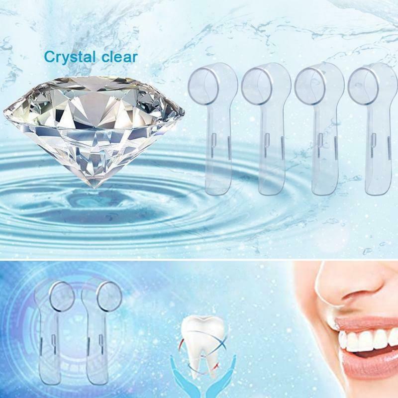 5PCS Electric Toothbrush Head Protective Cover Case Cap Portable Dustproof