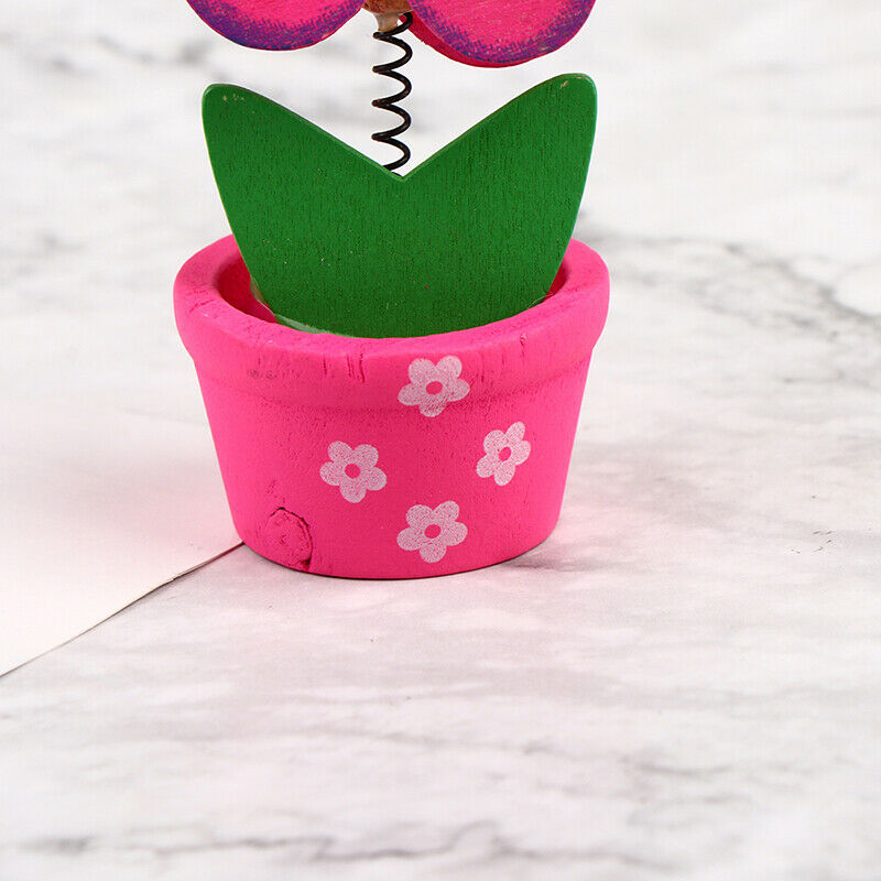 Photo Clip Holders Wooden Floral Cards Memos Note Holder For Office Room DecBDA
