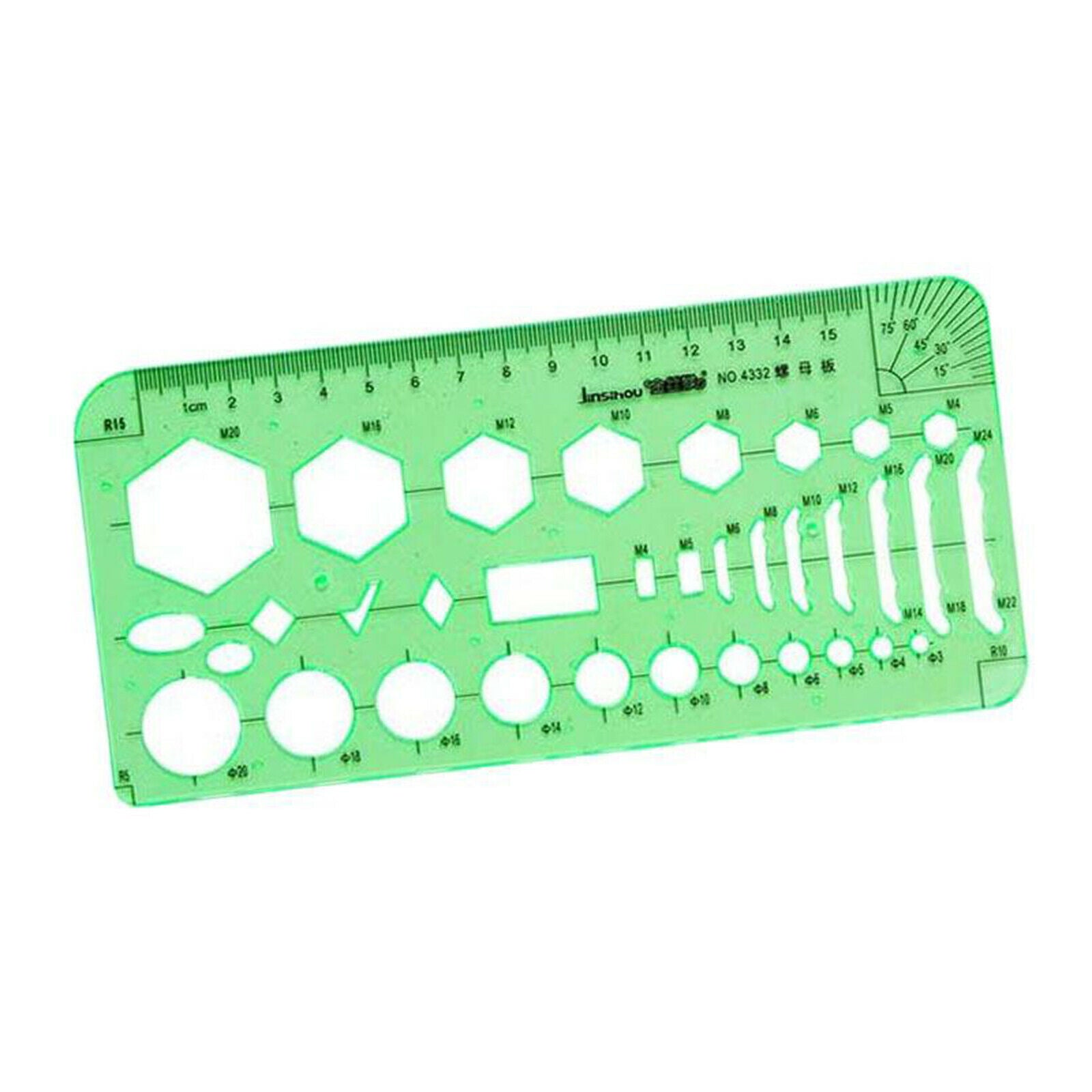 6x measuring templates building formwork stencils geometric drawing ruler set