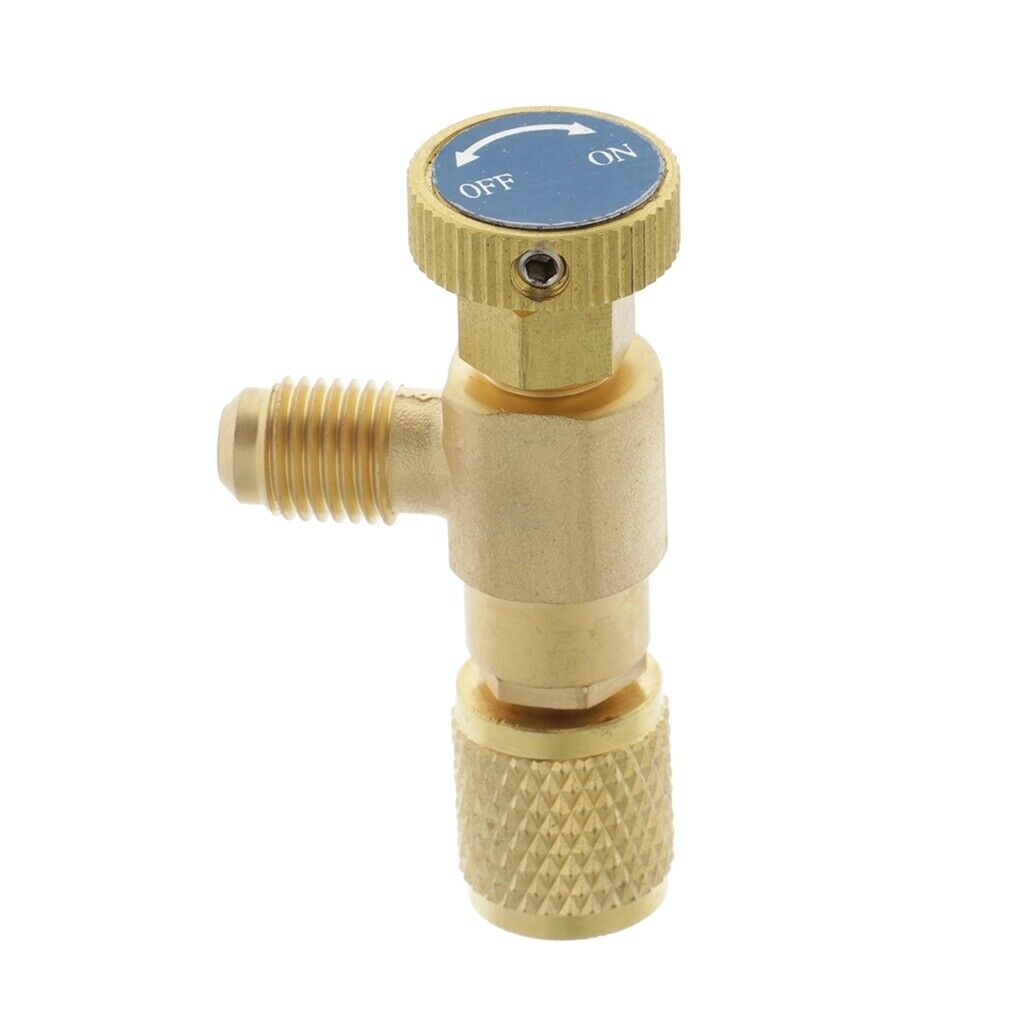 R22 Refrigeration Ball Valve Adapter  Safety Valve Connector 1/4