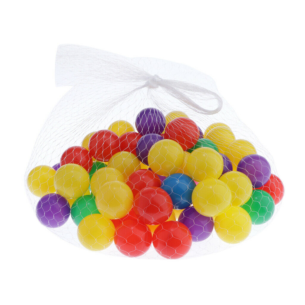 300x Colorful Mini Ocean Ball Soft Plastic Ocean Balls Baby Swim Pool Party