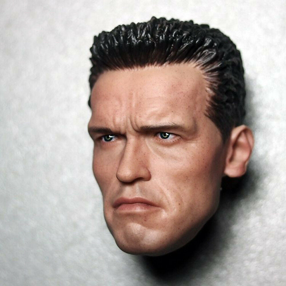 Terminator 2 Arnold Schwarzenegger 1/6 Scale T800 Head Sculpt For 12'' Hot Toys