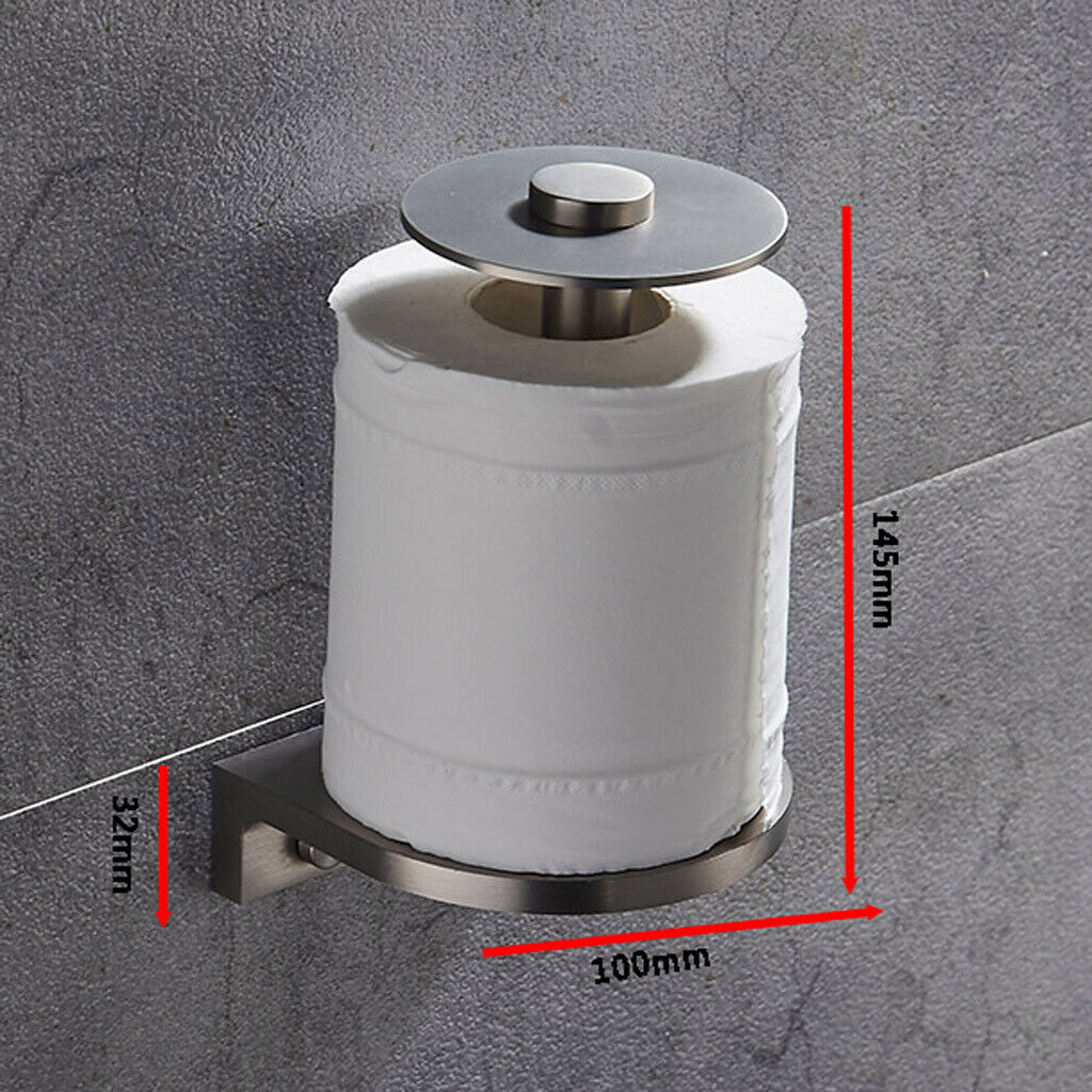 Stainless Steel Toilet Roll Towel Tissue Paper Holder for Home Hotel Boat RV