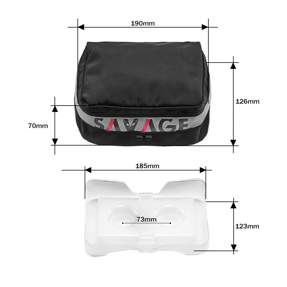 Black Fender Pack Tool Bag For SUZUKI DRZ400S/E DRZ400SM 2000-2022 DRZ S/SM 2019