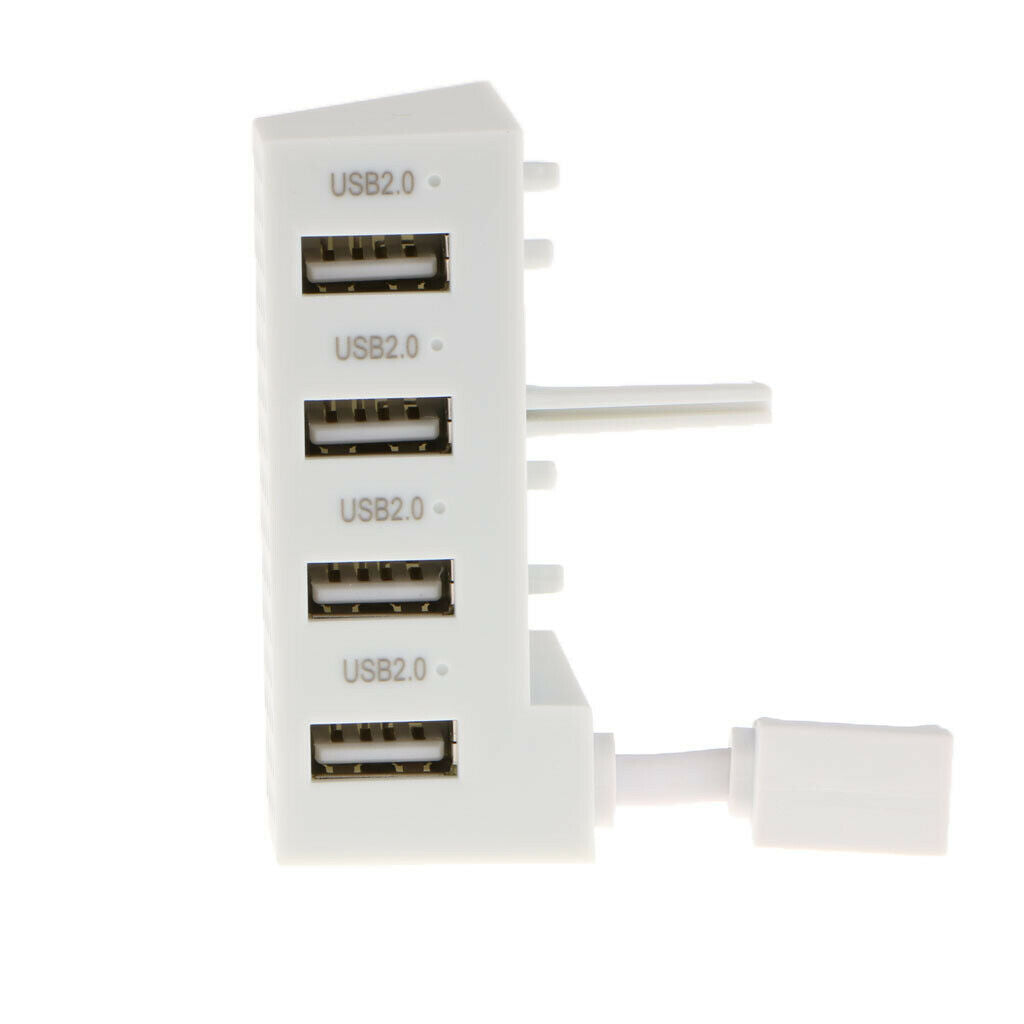 4 Ports USB 2.0 Portable Compact Hub Expansion Adapter For Xbox   S Console