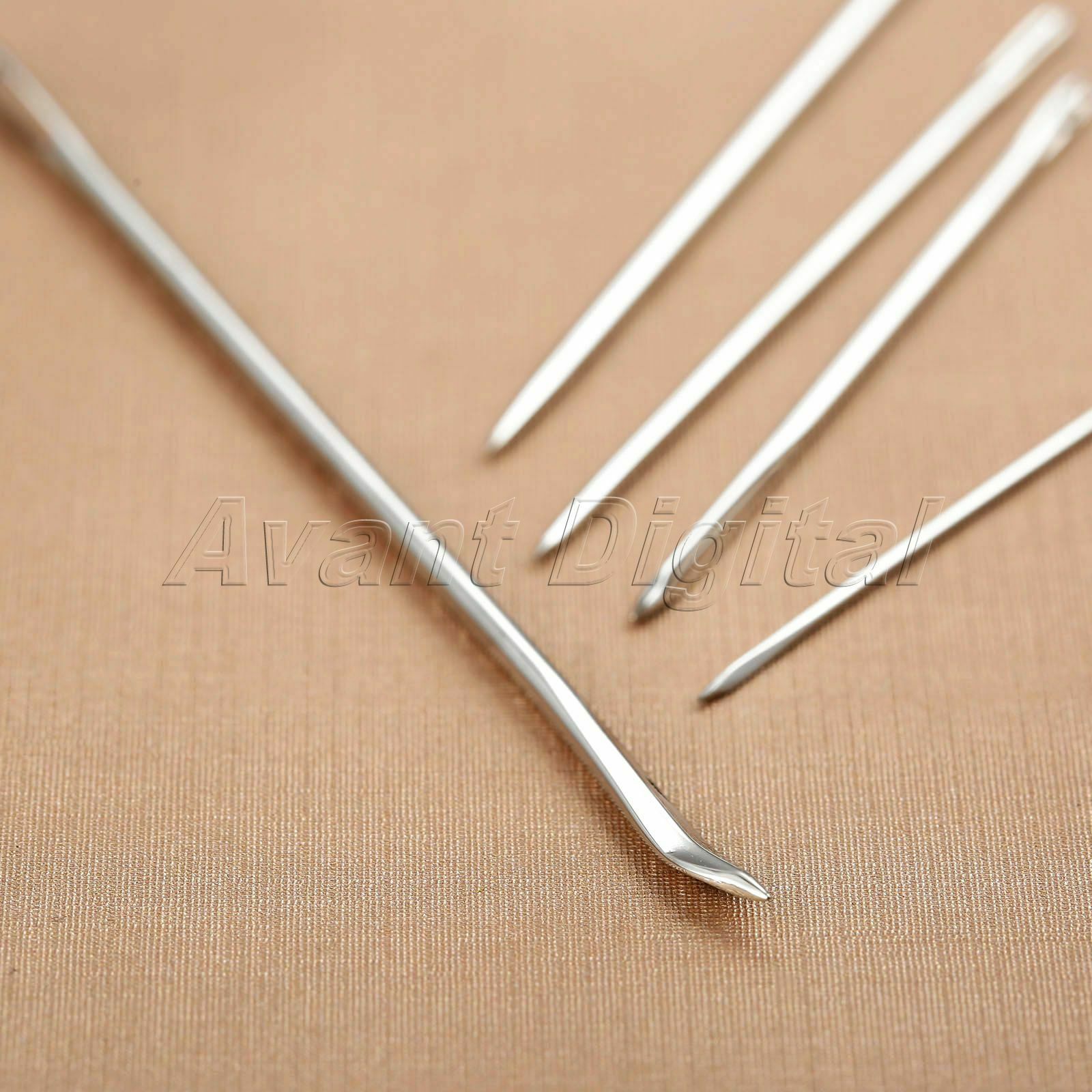 Set of 7 Hand Repair Upholstery Sewing & Curved Needles Carpet Leather Canvas
