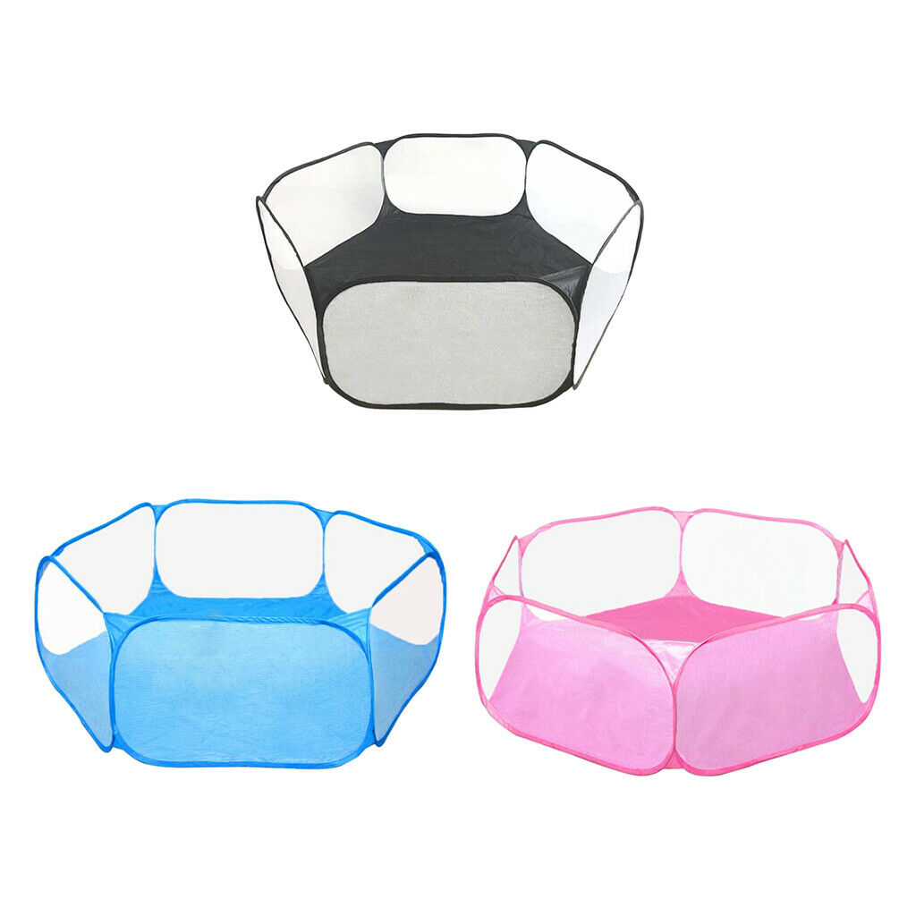 Playpen Cage Enclosure for Hamster Rabbit Guinea Pig Squirrel Reptiles Pink