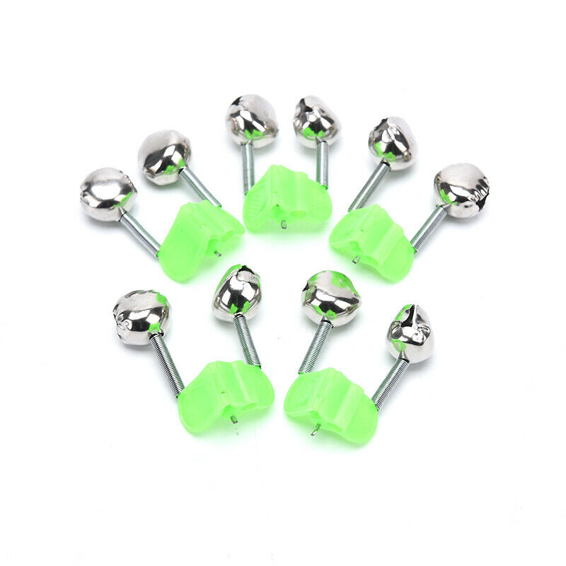 5Pcs Night Fishing Twin Rod Clamp Bell Ring Bite Alarm Tackle Accessori.l8
