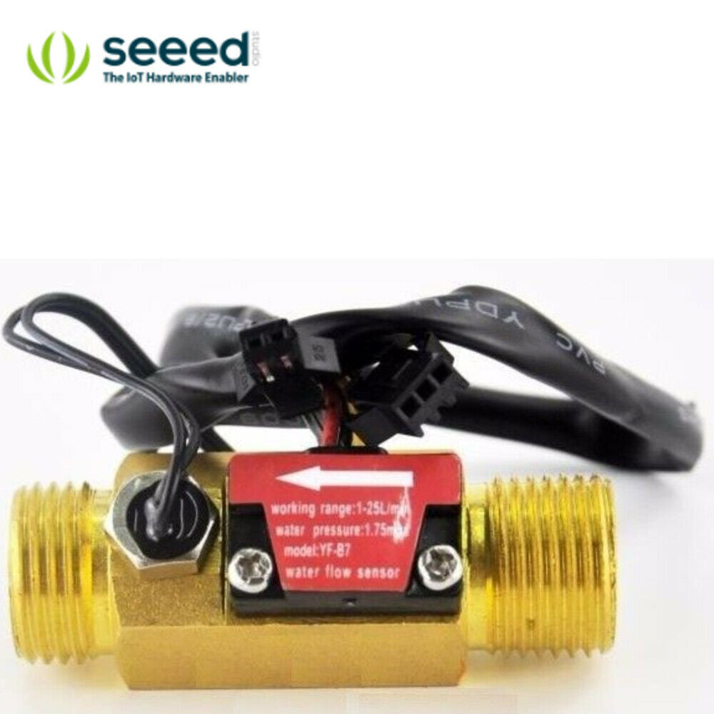 Seeed YF B1-B7 Thread Hall Effect Liquid Water Flow Sensor Switch Flow Meter
